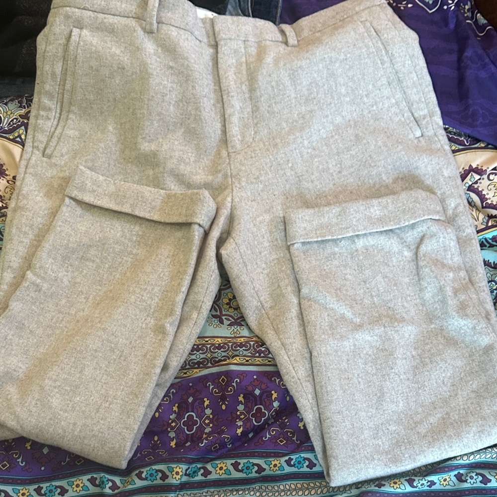 Express Heather Gray Chinos - Picture 4 of 10